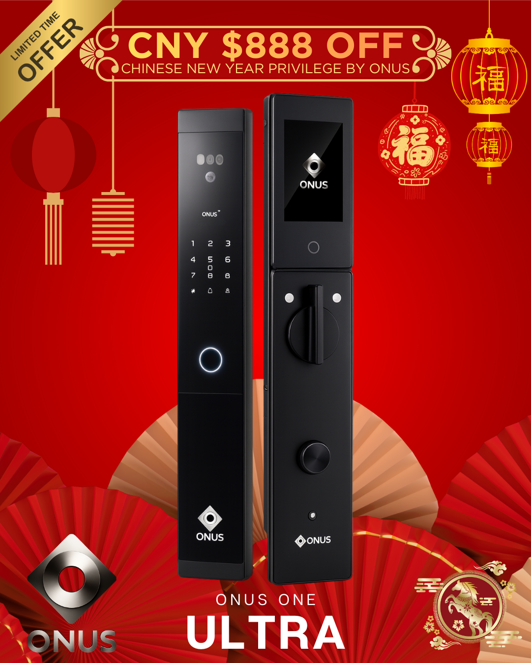 ONUS ONE ULTRA: Smart Door Lock