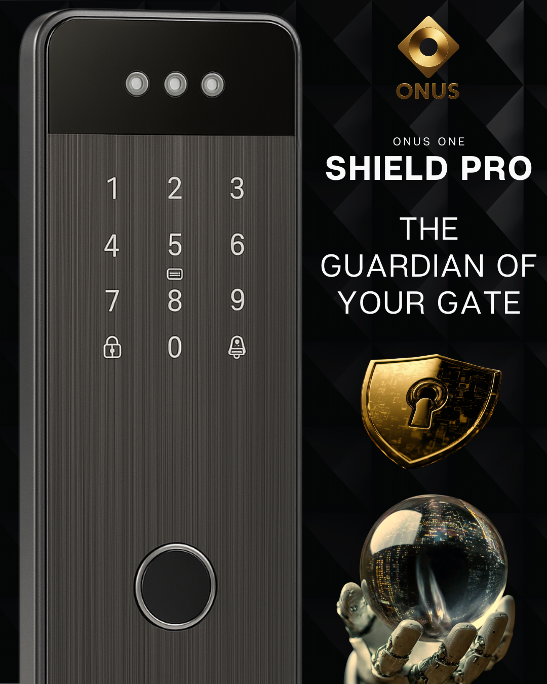 ONUS ONE SHIELD PRO: Smart Gate Lock