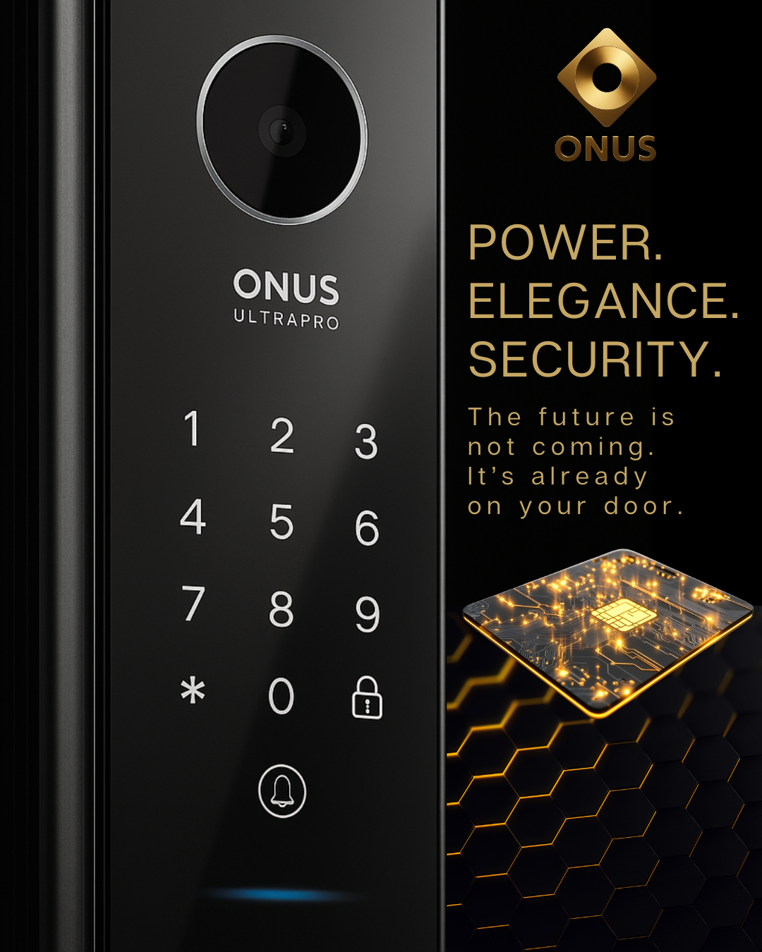 ONUS ONE ULTRA PRO: Flagship Smart Door Lock