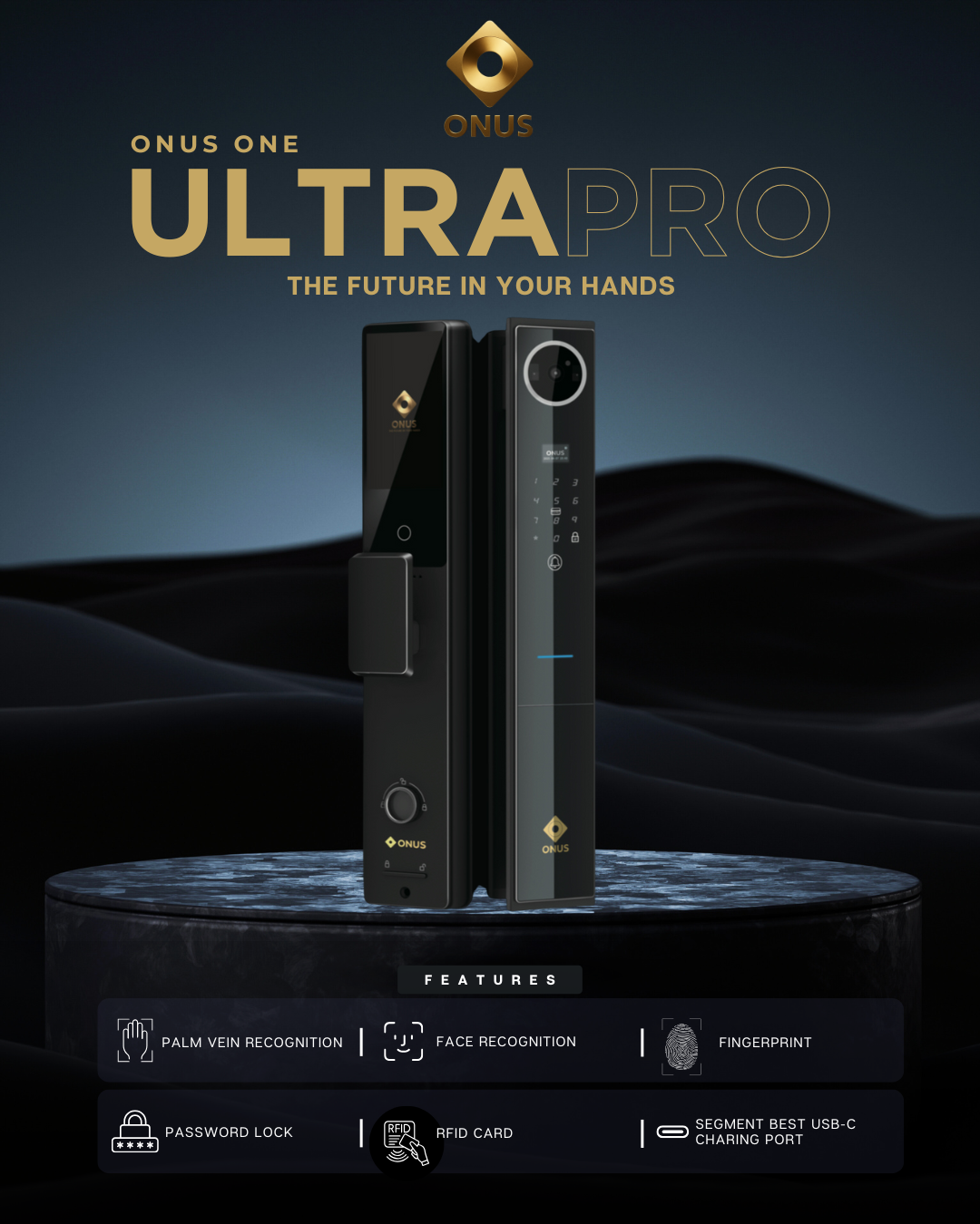 ONUS ONE ULTRA PRO: Flagship Smart Door Lock